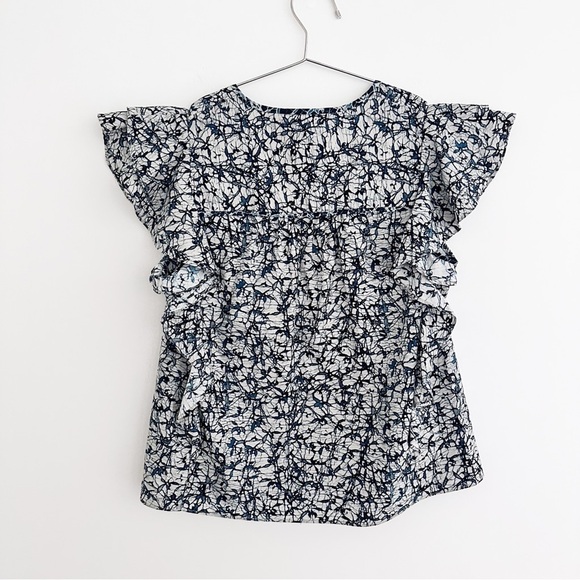 Veronica Beard Joi Batik Print Top - Picture 7 of 9